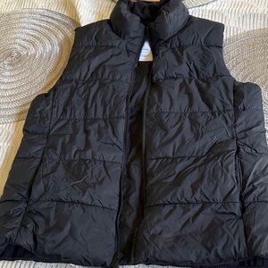 Black Puffer Vest